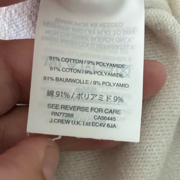 Madewell Cream Ruffle Sleeve Tee XS - Picture 8 of 10